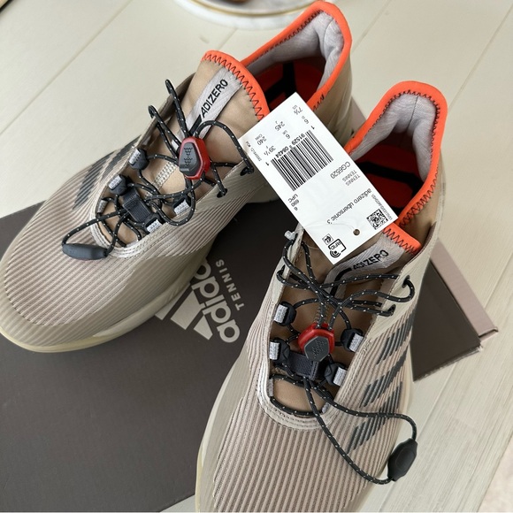 BRAND NEW ADIDAS TENNIS SNEAKER Adizero Ubersonic 3 Citified 'Light Brown - Picture 3 of 9